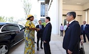 木韵连中非，职教筑新桥——刚果共和国林业经济部长罗莎莉·马东多一行来校访问